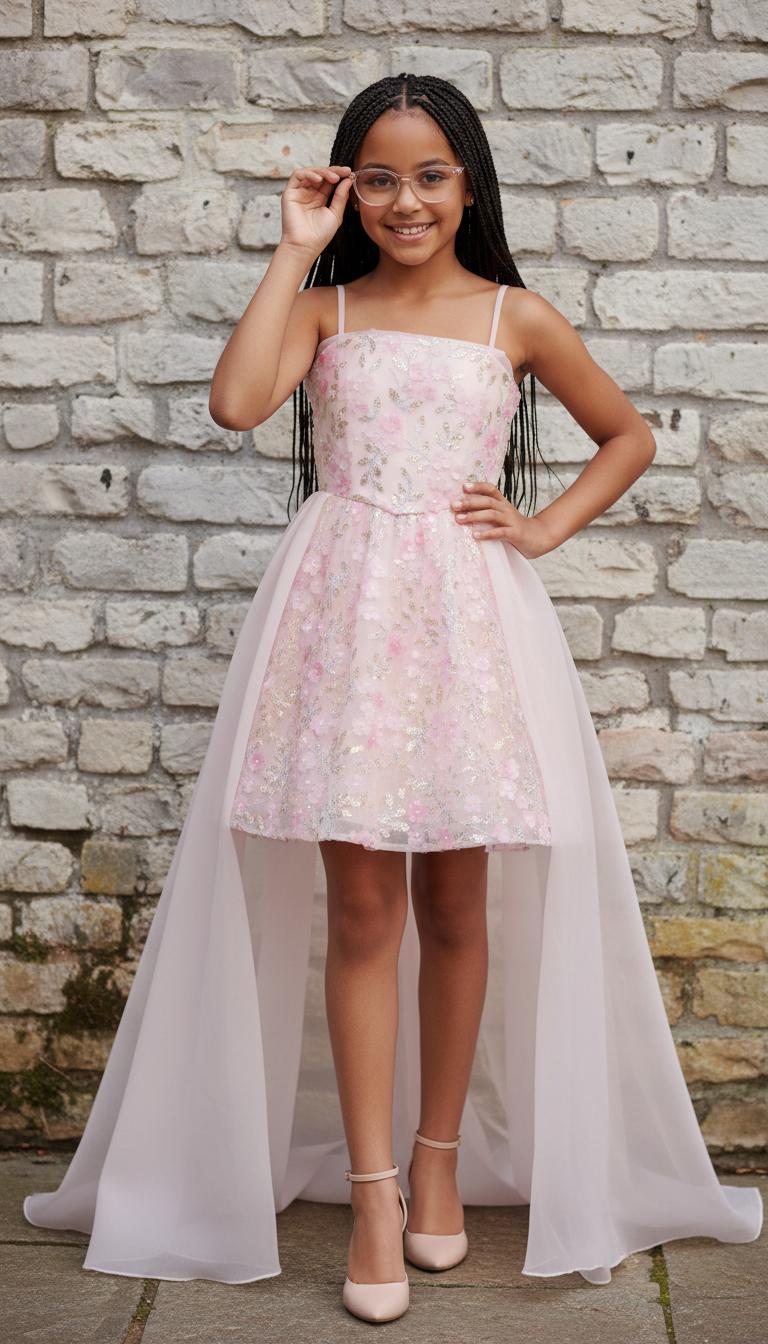 Vivianne Girls 2 in 1 Preteen Dress-4