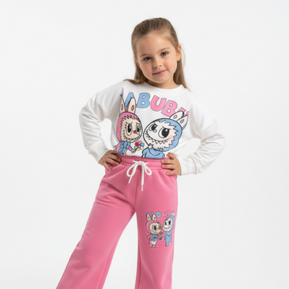 La-Bu-Bu Friends Girls Casual Set - Farnelli
