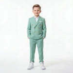 Golden Buttons Boys Suit-5
