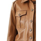 Willow Leather Brown Jacket - Women Leather Jacket Brown