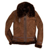 B3 Bomber Suede Leather Jacket - -