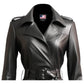 Women’s Black Leather Coat – Long Leather Coat