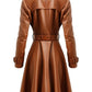 Women’s Brown Leather Coat