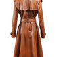 Women’s Brown Real Leather Coat