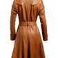 Women’s Tan Brown Vintage Leather Coat