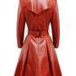 Women’s Red Leather Coat – Stylish &amp; Elegant