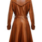 Women’s Tan Leather Coat – Stylish and Timeless Outerwear