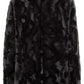 Womens Black Fur Leather Jacket