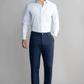 Hybrid Wool Pants // Navy Puppytooth