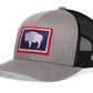 Wyoming Flag Trucker Hat  |  Buffalo WY Snapback