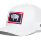 Wyoming Flag Trucker Hat  |  Buffalo WY Snapback