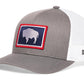 Wyoming Flag Trucker Hat  |  Buffalo WY Snapback