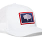 Wyoming Flag Trucker Hat  |  Buffalo WY Snapback