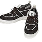 CALTO - X1342 - 2.8 Inches Taller (Mocha Brown/White) - Lace Up Casual Walker - Lightweight