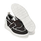 CALTO - X1342 - 2.8 Inches Taller (Mocha Brown/White) - Lace Up Casual Walker - Lightweight