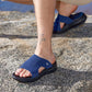 CALTO - X1659 - 2 Inches Taller (Black/Knitted Navy)