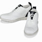 CALTO - X2212 - 2.4 Inches Taller (White/Black) - Lace Up Casual Walker - Lightweight