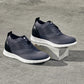 CALTO - X2213 - 2.4 Inches Taller (Moon Gray/Black) - Lace Up Casual Walker - Lightweight
