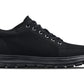 CALTO - X2320 - 2.4 Inches Taller (Black/Black Sole) - Lace Up Casual Sneaker - Lightweight
