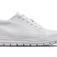 CALTO - X2321 - 2.4 Inches Taller (White/White Sole) - Lace Up Casual Sneaker - Lightweight
