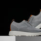 CALTO - X2637 - 2.8 Inches Taller (Pewter Grey/Brown) - Lace Up Casual Walker - Lightweight