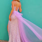 Nox Anabel Y1475 Long Sweetheart Ruffled Overskirt Fitted Evening Gown