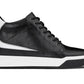 CALTO - Y7150 - 2.6 Inches Taller (Black) - Leather Ankle Top Sneak-Boot