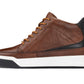 CALTO - Y7153 - 2.6 Inches Taller (Brown) - Leather Ankle Top Sneak-Boot