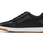 CALTO - Y7885 - 2.6 Inches Taller (Black/White & Gum Sole) - Elevated Leather Sneakers