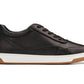 CALTO - Y7887 - 2.6 Inches Taller (Deep Espresso/White & Gum Sole) - Elevated Leather Sneakers