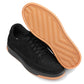 CALTO - Y7933 - 2.6 Inches Taller (Noir Suede/Black & Gum Sole) - Elevated Suede Sneakers
