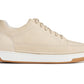 CALTO - Y7934 - 2.6 Inches Taller (Ivory White Suede/White & Gum Sole) - Elevated Leather Sneakers