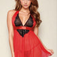 Two Tone Halter Lingerie Babydoll