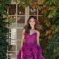 Nox Anabel Y859 Dress Strapless Sweetheart A-Line Ruffled Skirt