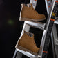 CALTO - YH7830 - 3.2 Inches (Khaki) - Nubuck Boots