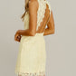 Yellow Crochet Lace Dress