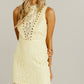 Yellow Crochet Lace Dress