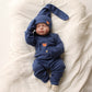 Crab Patterned 5 Piece Newborn Set