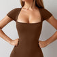 Cap Sleeve Bodysuit Romper