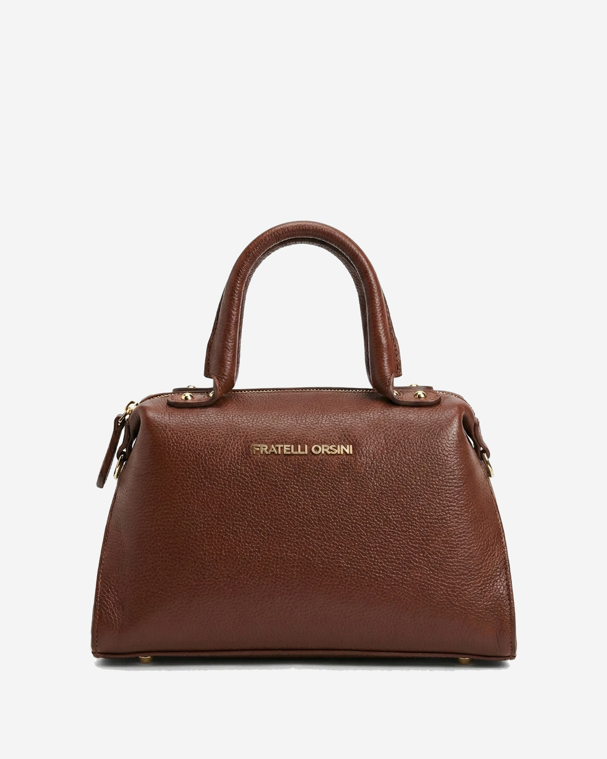 Brown Zita Italian calf leather women's handbag with shoulder strap, stylish bag from Leather Gloves Online.