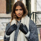 Zoey (black) – Sheepskin leather gloves with warm wool/cashmere lining & touchscreen function