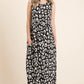 BOMBOM Leopard Maxi Dress with Pockets - Farnelli