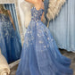 Andrea & Leo A0890 Constellation Dream Strapless Long Dress