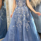 Andrea & Leo A0890 Constellation Dream Strapless Long Dress