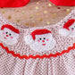 Children's Christmas Santa Embroidered Dress - Farnelli