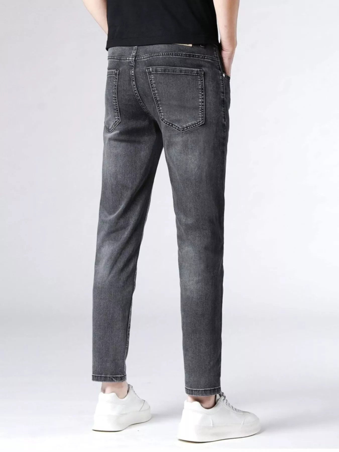 Men's Washed Slim Fit Jeans - Farnelli