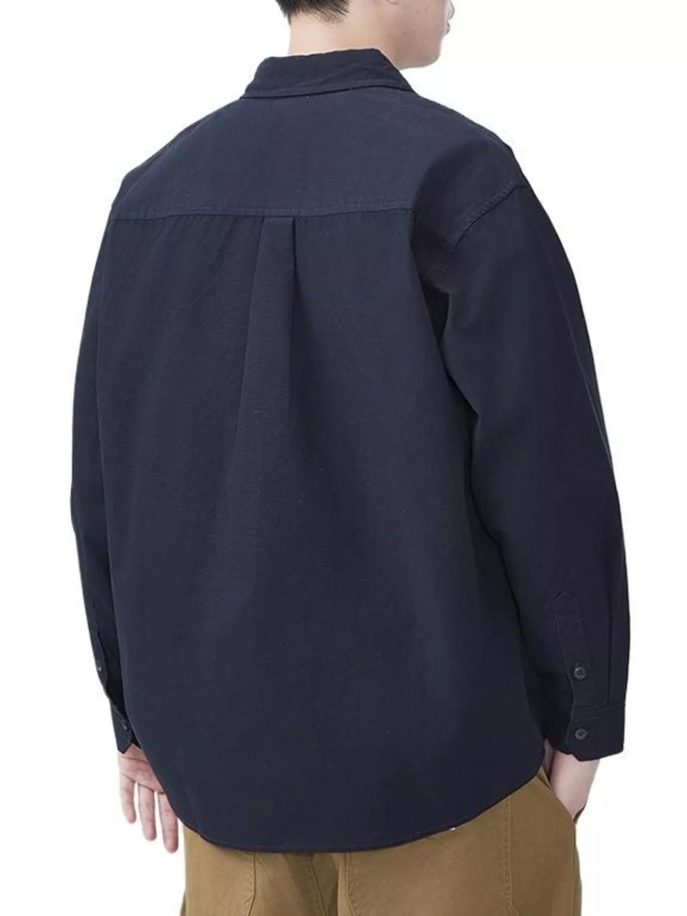 Men's Plus Size Button Up Long Sleeve Shirt - Farnelli