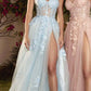 Andrea & Leo A1053 Leila A-Line Ball Gown One Shoulder