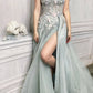 Andrea & Leo A1089 Penelope Blossom Gown with Overskirt