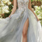 Andrea & Leo A1089 Penelope Blossom Gown with Overskirt